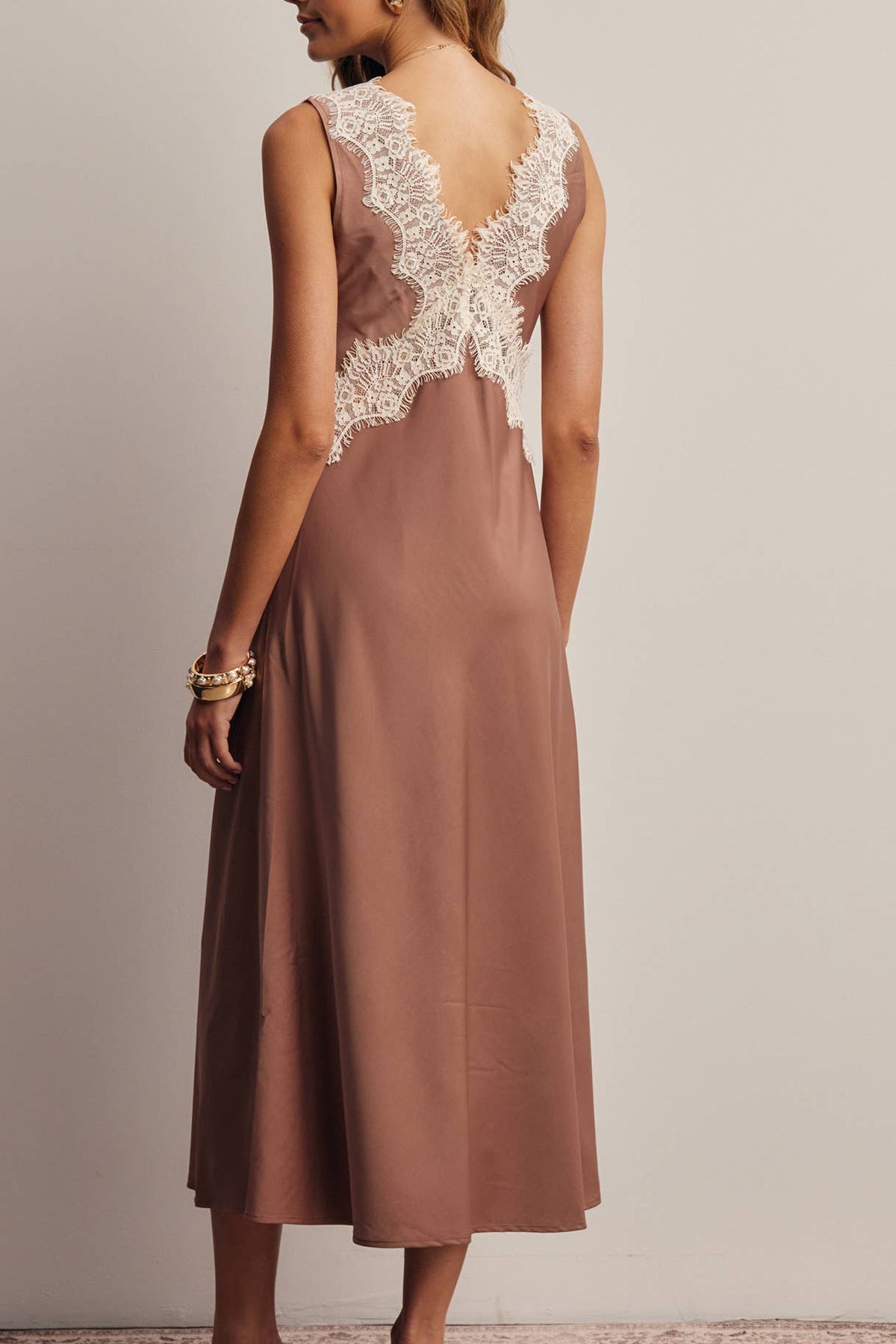 Luxe Lace Midi Dress