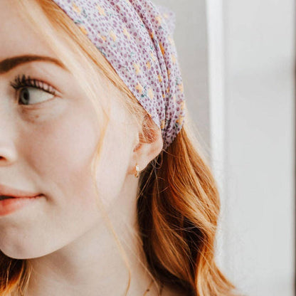 Sophie Baguette Mini Hoops