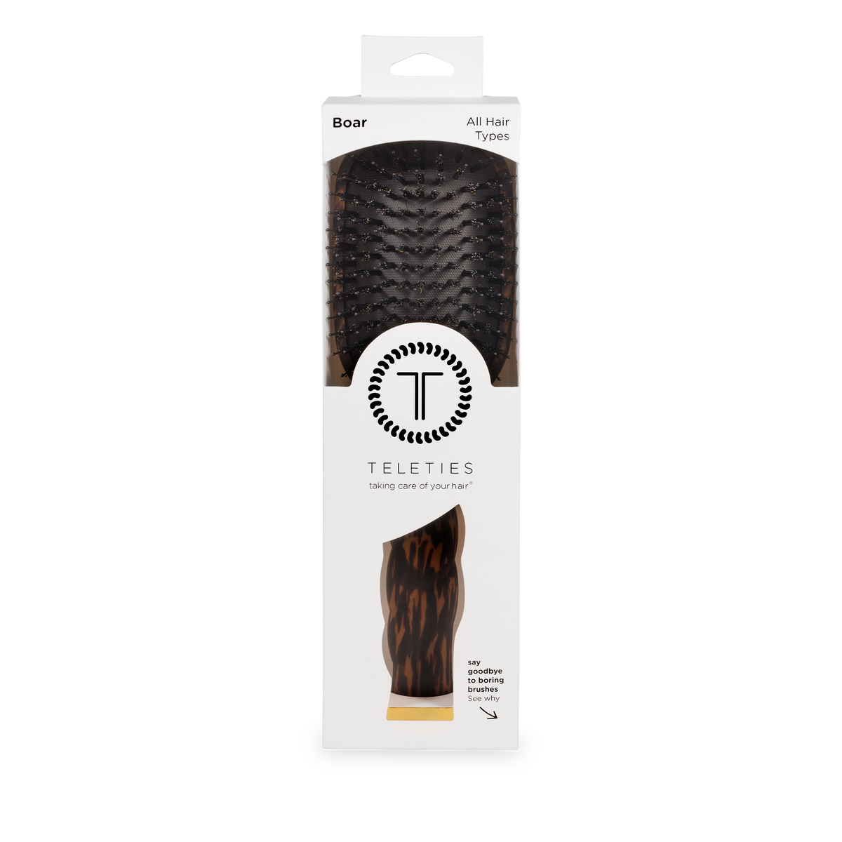 Boar Brush - Tortoise