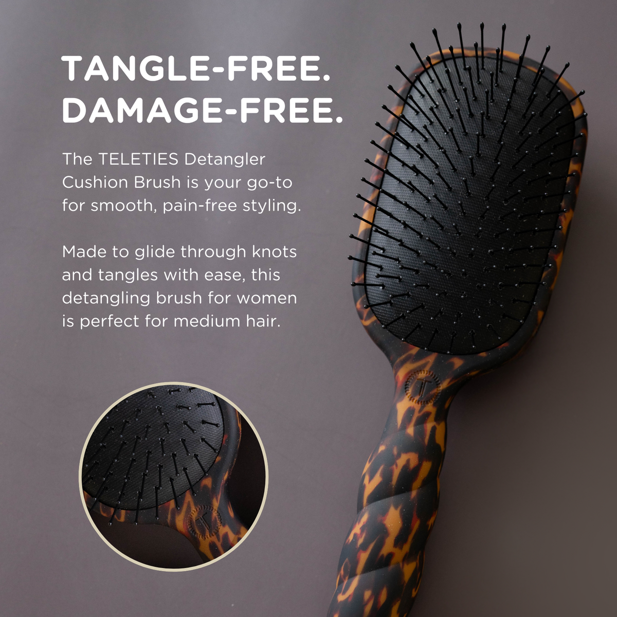 Detangler Brush - Tortoise