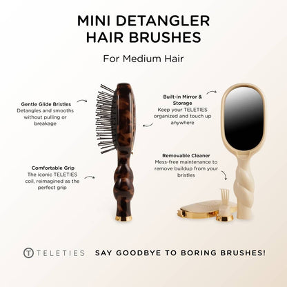Mini Detangler Brush - Tortoise