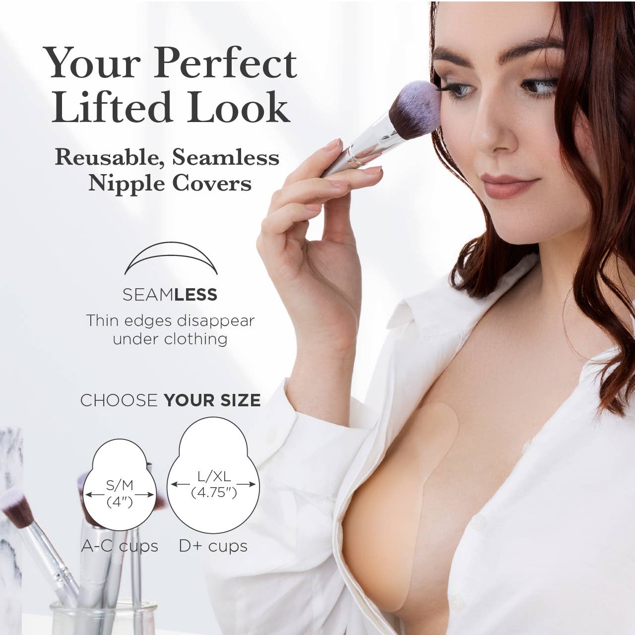 Nippies - Adhesive Lifting Nipple Covers Size: D+