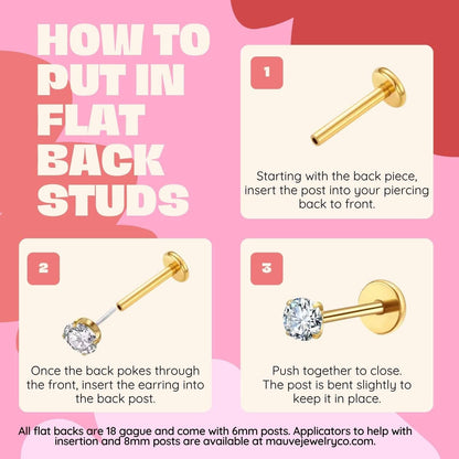Constellation Flat Back Studs