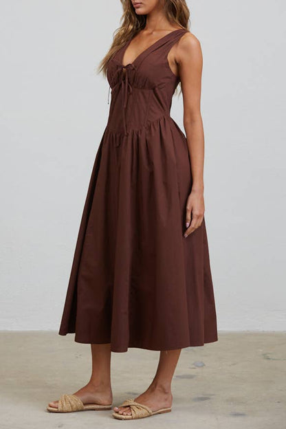 Brown Sugar Midi Dress