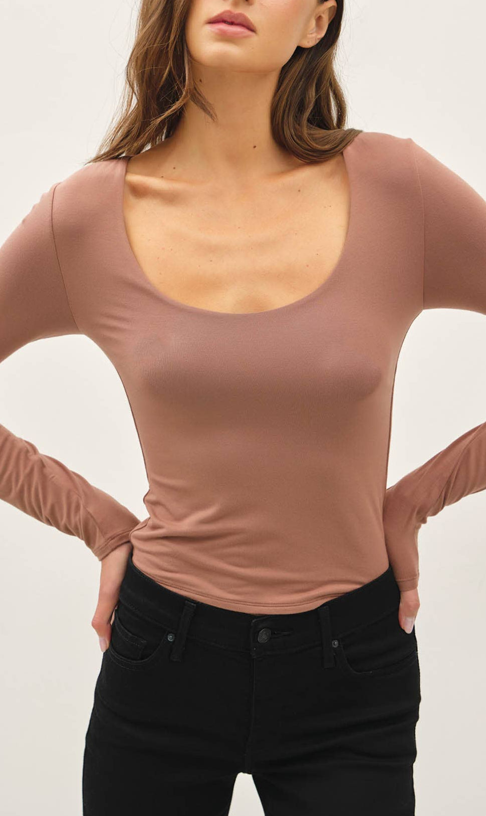 Basic Long Sleeve - Chocolate