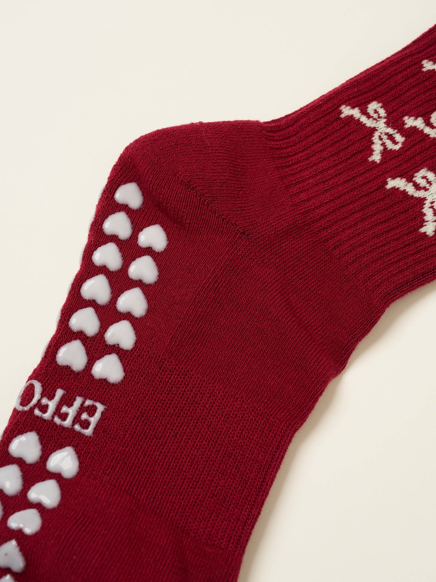 Ribbon Petal Pilates Socks