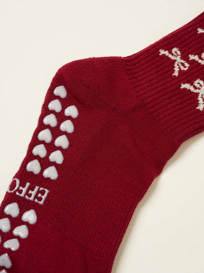 Ribbon Petal Pilates Socks