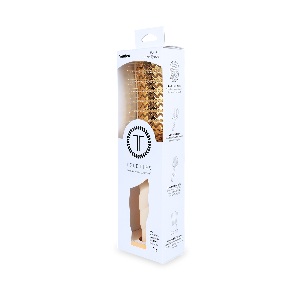 Vented Brush - Tan
