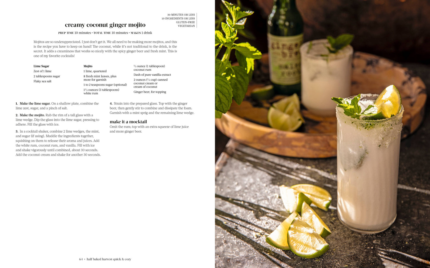 Half Baked Harvest Quick & Cozy - Recipe Book