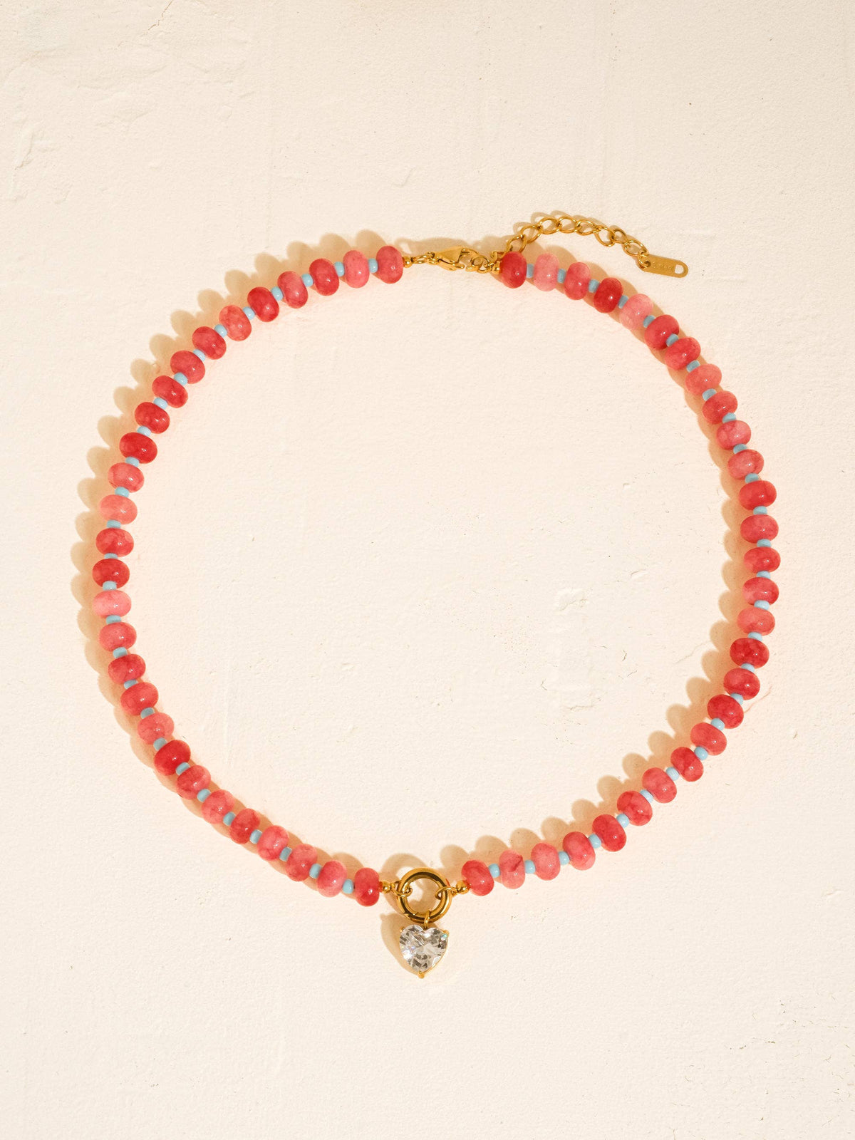 Annecy Beaded Necklace - Pink